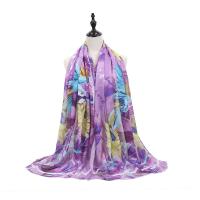 Mixed Fabric Women Scarf dustproof & can be use as shawl printed floral PC
