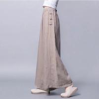 Jute Pantalon large pour jambes Patchwork Solide plus de couleurs pour le choix pièce