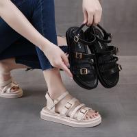 Microfiber PU Synthetic Leather Women Sandals & anti-skidding & breathable Pair