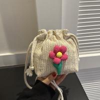 Paille Crossbody Bag Floral plus de couleurs pour le choix pièce