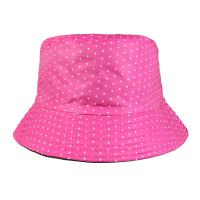 Polyester Concise Bucket Hat sun protection & unisex printed dot PC
