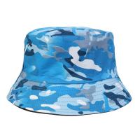 Polyester Easy Matching Bucket Hat sun protection & unisex printed camouflage PC