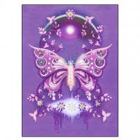 Canvas & Resin Rhinestones DIY Diamond Painting for home decoration handmade butterfly pattern PC