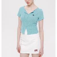 Spandex & Polyester T-shirts femmes à manches courtes plus de couleurs pour le choix pièce