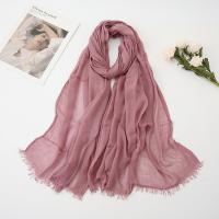 Cotton Tassels Women Scarf can be use as shawl Solid PC