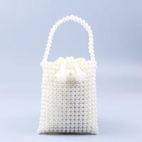 Acryl Handtasche, Weiß,  Stück