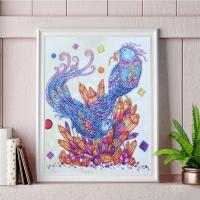 Canvas & Resin Rhinestones DIY Diamond Painting for home decoration & without frame handmade bird pattern PC