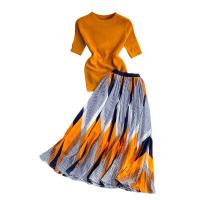 Polyester Tweedelige jurk set meer kleuren naar keuze Instellen