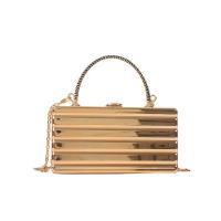 Acrylic Clutch Bag with chain gold PC