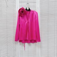 Polyester Frauen Langarm Shirt, Solide, mehr Farben zur Auswahl,  Stück