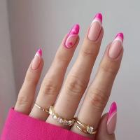 ABS Fake Nails twenty four piece pink Set