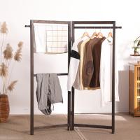 Pine foldable & Multifunction Clothes Hanging Rack PC