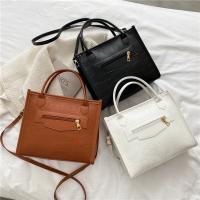 PU Leather Tote Bag Handbag soft surface & attached with hanging strap PC