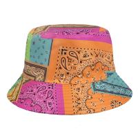 Polyester Chapeau de seau Imprimé couleur et motif différents pour le choix plus de couleurs pour le choix : pièce