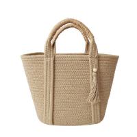 Cotton Cord Beach Bag & Easy Matching Woven Tote large capacity PC