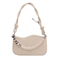 PU Leather Easy Matching Shoulder Bag Plastic Pearl PC