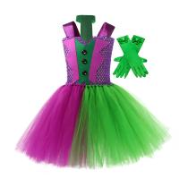 Polyester Ball Gown Children Halloween Cosplay Costume Halloween Design multi-colored PC