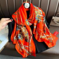 Polyester Zijden sjaal Vlakte Weave meer kleuren naar keuze stuk