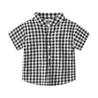 Baumwolle Junge Shirt, Gedruckt, Plaid, mehr Farben zur Auswahl,  Stück