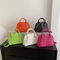 PU Leather Shell Shape Handbag sewing thread & soft surface & attached with hanging strap geometric PC