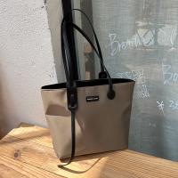 PU Leather & Nylon Tote Bag Shoulder Bag large capacity PC