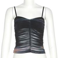 Polyester Camisole backless multi-colored PC