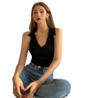 Viscose & Knitted Slim Tank Top Solid : PC