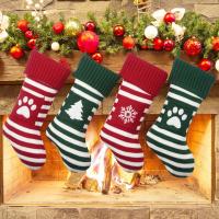Acrylique & Polyester Chaussettes de décoration de Noël couleur et motif différents pour le choix pièce