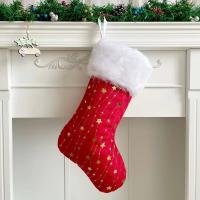 Polyester Christmas Decoration Stocking christmas design PC