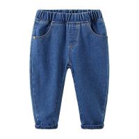 Denim Boy Casual Pants flexible & thermal & breathable Solid PC