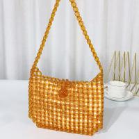 Acrylic & Polyester Easy Matching Shoulder Bag orange PC