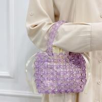 Acrylic & Polyester Easy Matching Handbag purple PC