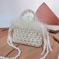 Acrylique & Polyester Crossbody Bag Blanc pièce