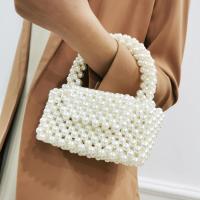 Acryl Handtasche, Weiß,  Stück