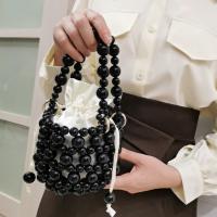 Acrylic & Polyester Easy Matching Handbag black PC