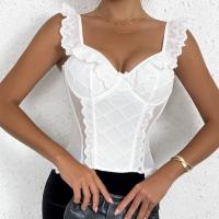 Polyester Camisole Blanc pièce