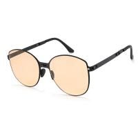 Metal Easy Matching & foldable Sun Glasses anti ultraviolet & unisex Solid : PC
