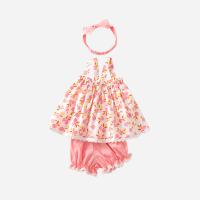 綿 女の子服セット ヘアバンド & パンツ & ページのトップへ 印刷 震え ピンク セット