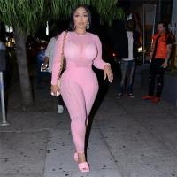 Spandex & Polyester Women Sexy Jumpsuit see through look & skinny : PC