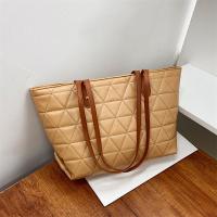 PU Leather Easy Matching Shoulder Bag large capacity geometric PC