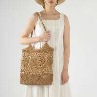 Straw Easy Matching Woven Shoulder Bag large capacity & hollow PC