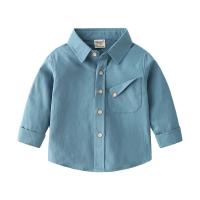 Polyester Junge Shirt, Solide, mehr Farben zur Auswahl,  Stück