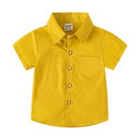 ポリエステル 少年シャツ 単色 選択のためのより多くの色 一つ