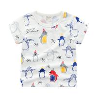 Cotton Boy T-Shirt Cute & loose & breathable printed PC