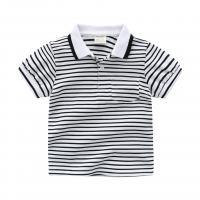 Katoen T-shirt van de jongen Afgedrukt Striped meer kleuren naar keuze stuk