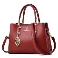 PU Leather easy cleaning & Easy Matching Handbag attached with hanging strap Solid PC