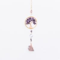 Gemstone & Brass & Crystal Glass & Iron Creative Dream Catcher Hanging Ornaments for home decoration PC