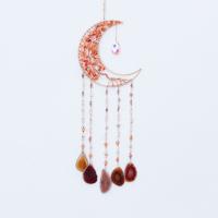 Copper Wire & Agate & Gemstone Creative Dream Catcher Hanging Ornaments for home decoration PC