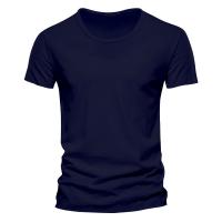 Spandex & Polyester Mannen korte mouw T-shirt meer kleuren naar keuze stuk