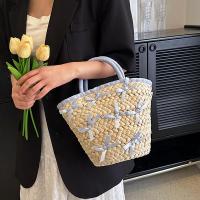 Straw Easy Matching Handbag bowknot pattern PC